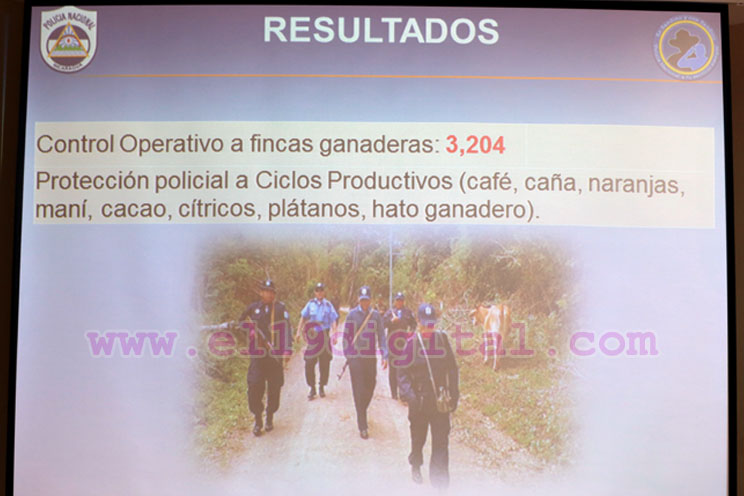 Policía Nacional brinda resultados del plan de seguridad en el campo